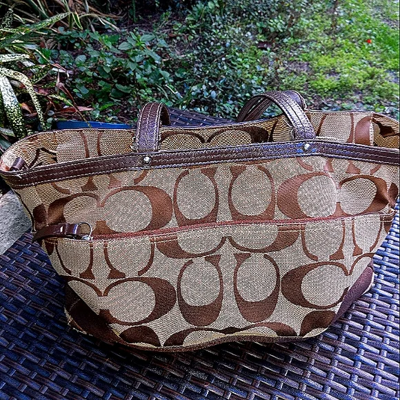 Authenticated Coach travel bag large luggage bag